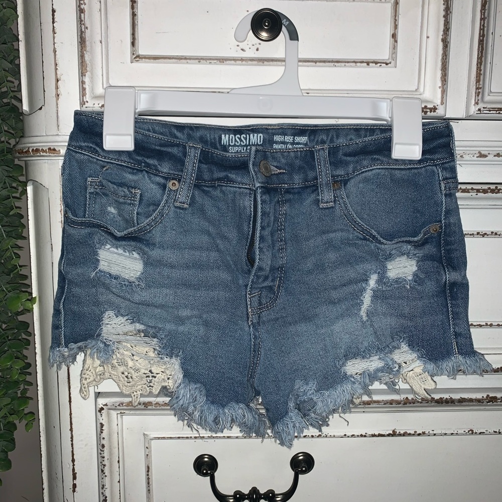 Mossimo Distressed Jean Shorts